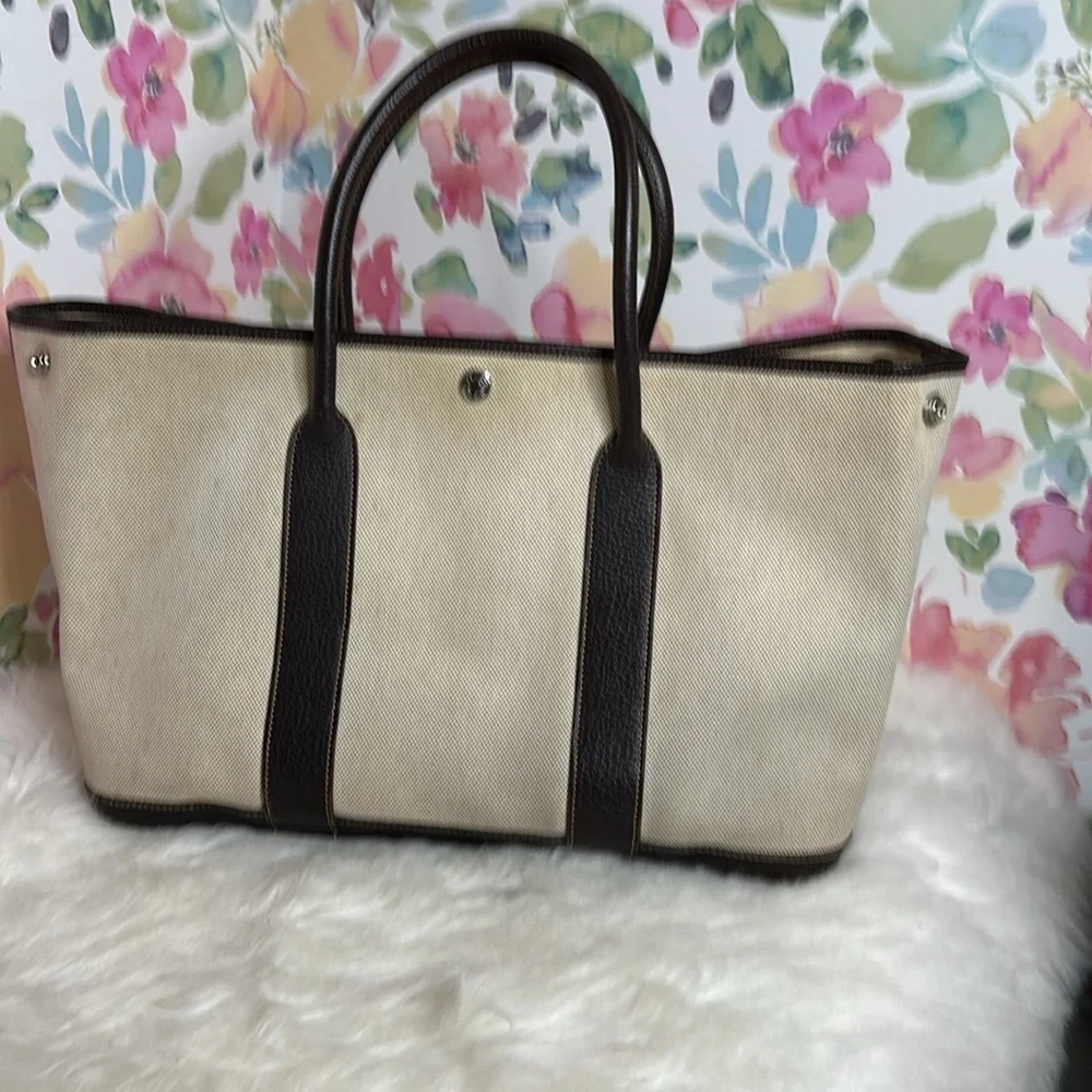 💯Authentic Hermes Garden Party Canvas 🍀